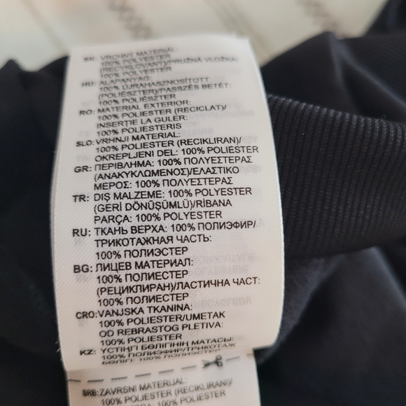 Adidas Jacket  Athletic Zip-Up Size XL  Black With white Stripes - Picture 6 of 6